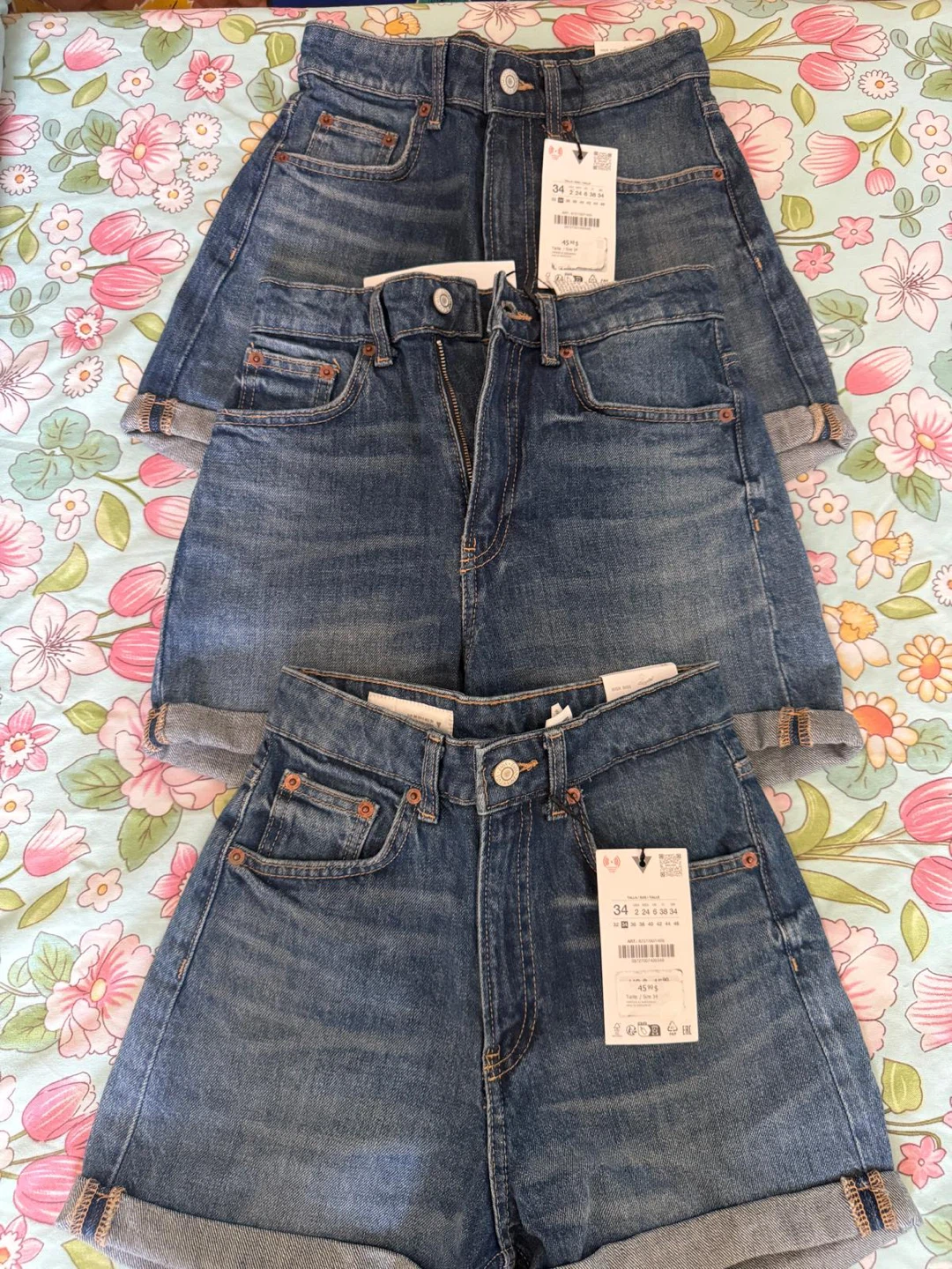 Zara Mom Fit Bermuda Denim Shorts (3 Available) - photo 3