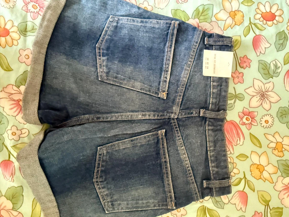 Zara Mom Fit Bermuda Denim Shorts (3 Available) - photo 4