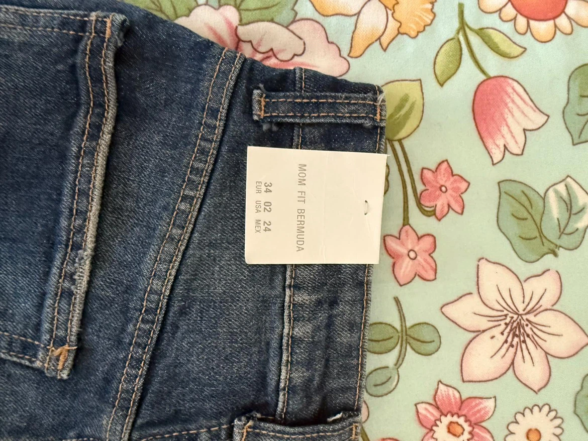 Zara Mom Fit Bermuda Denim Shorts (3 Available) - photo 5