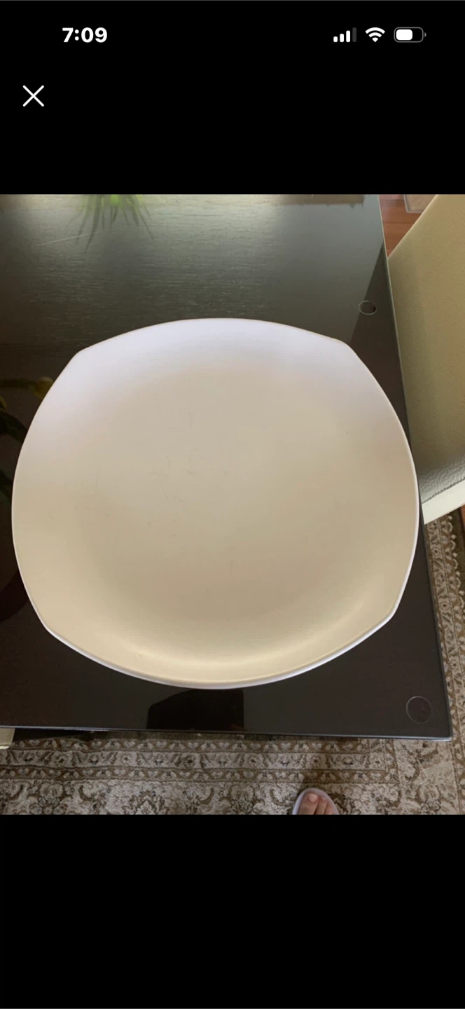 White Serving Platter