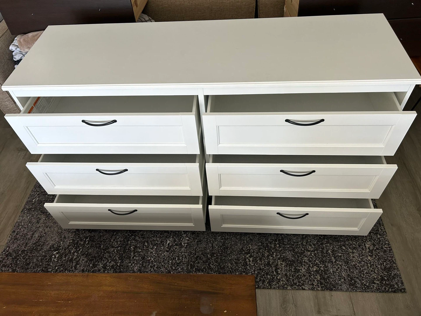 IKEA dresser white with 6 drawers SONGESAND - photo 2