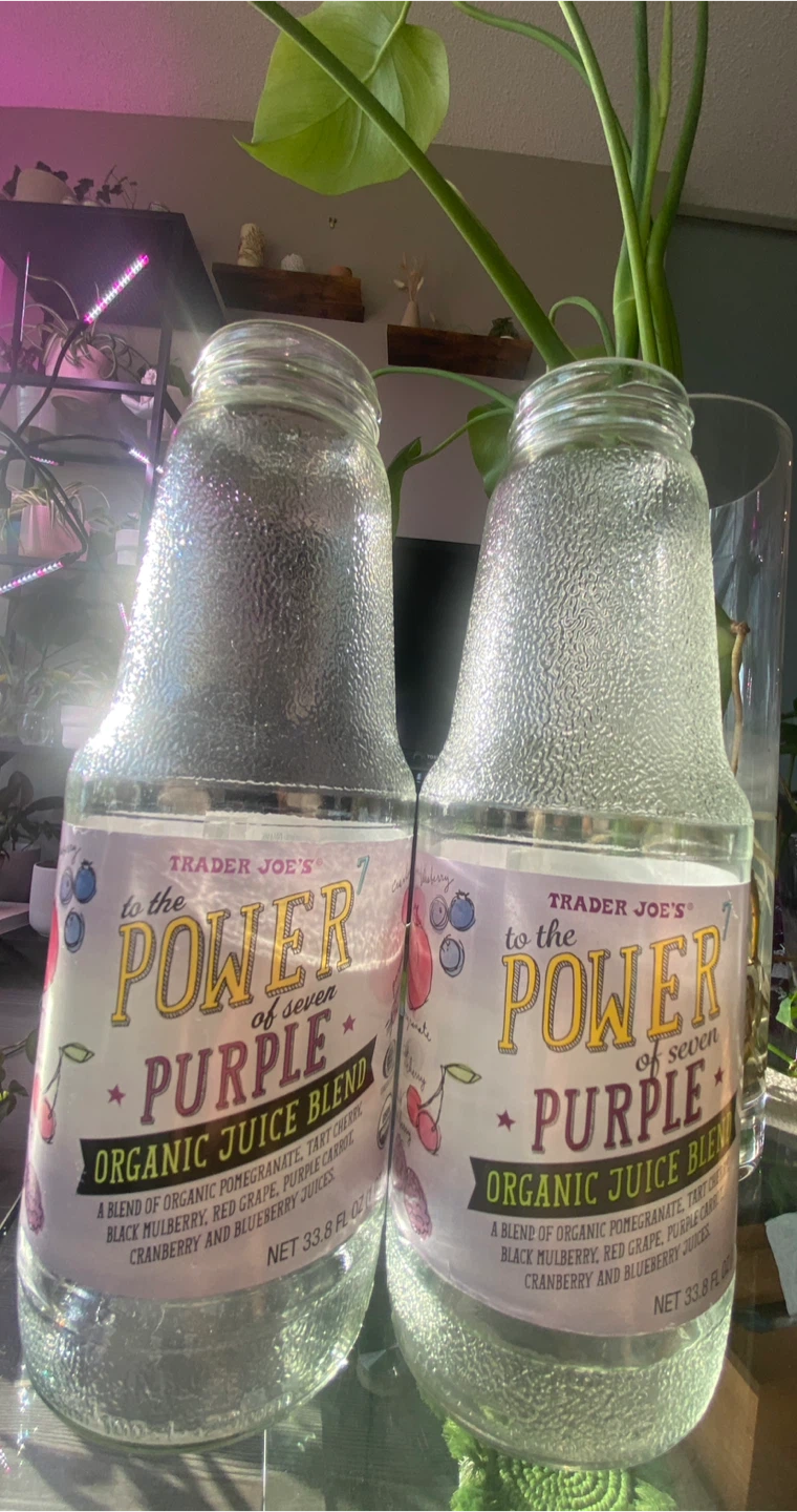 Free 2 Trader Joe's glass bottles