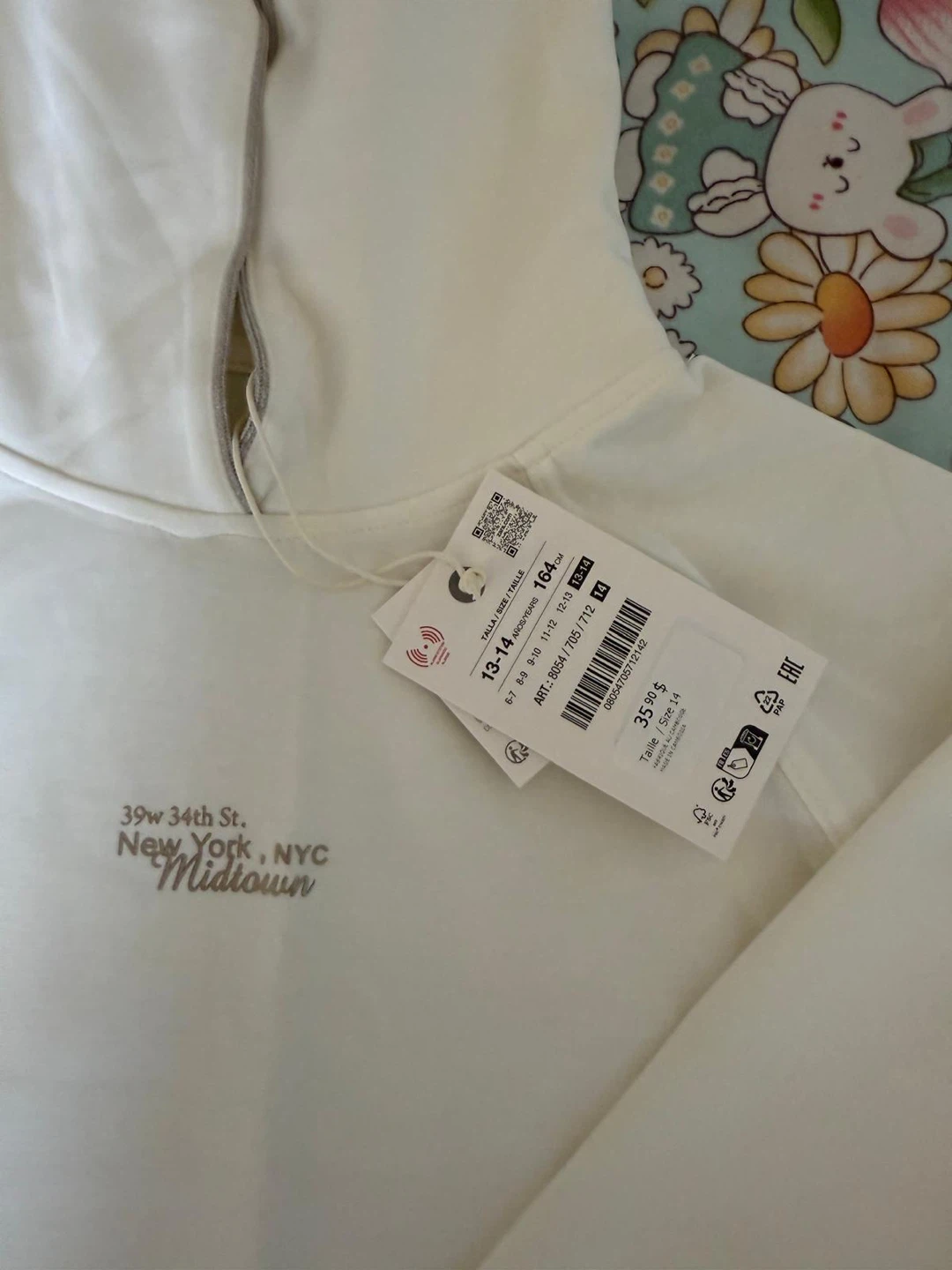 Zara Kids Cream Hoodie