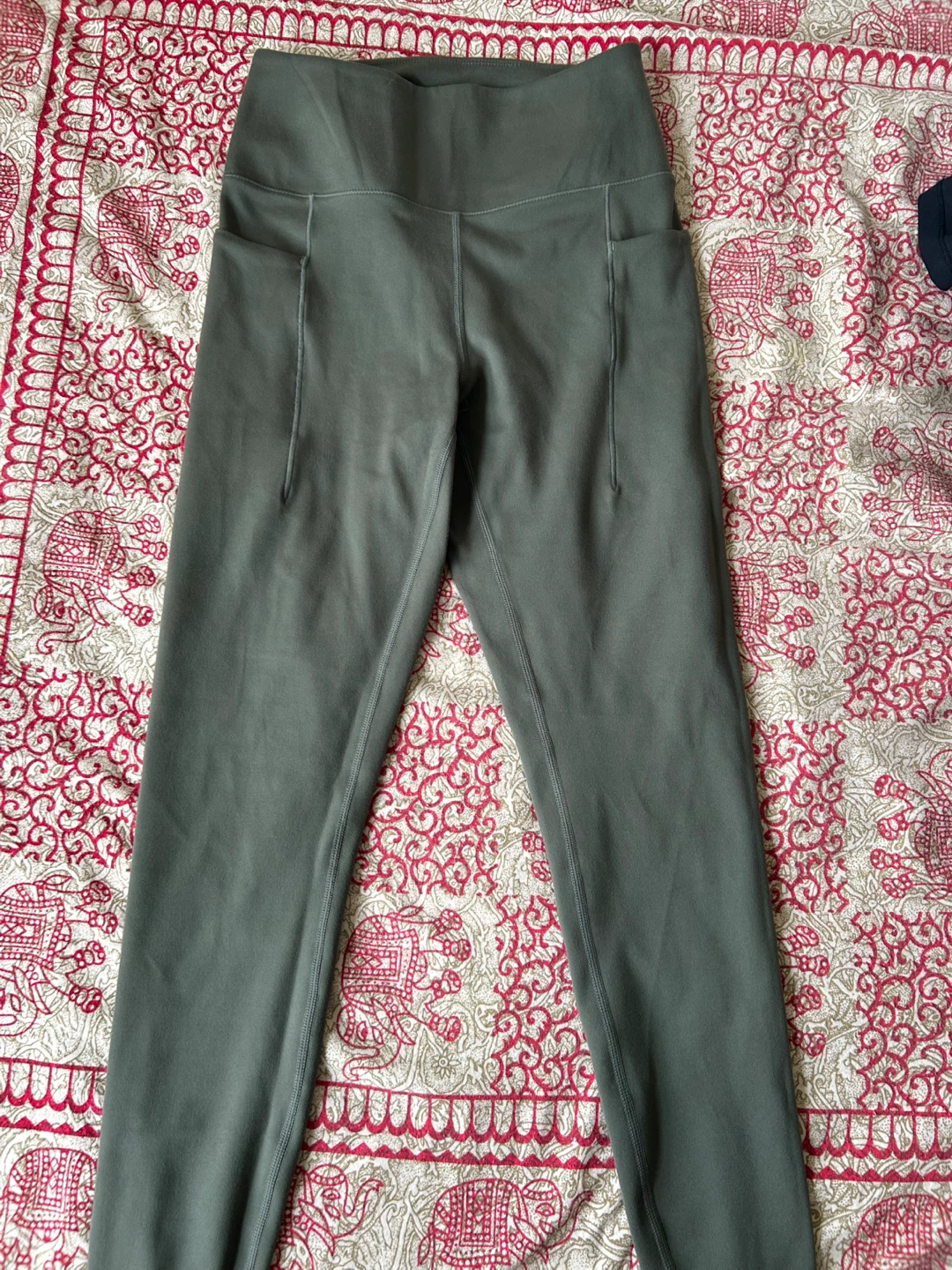 Danskin Women's High-Waisted Leggings - Olive Green - Size S - photo 2