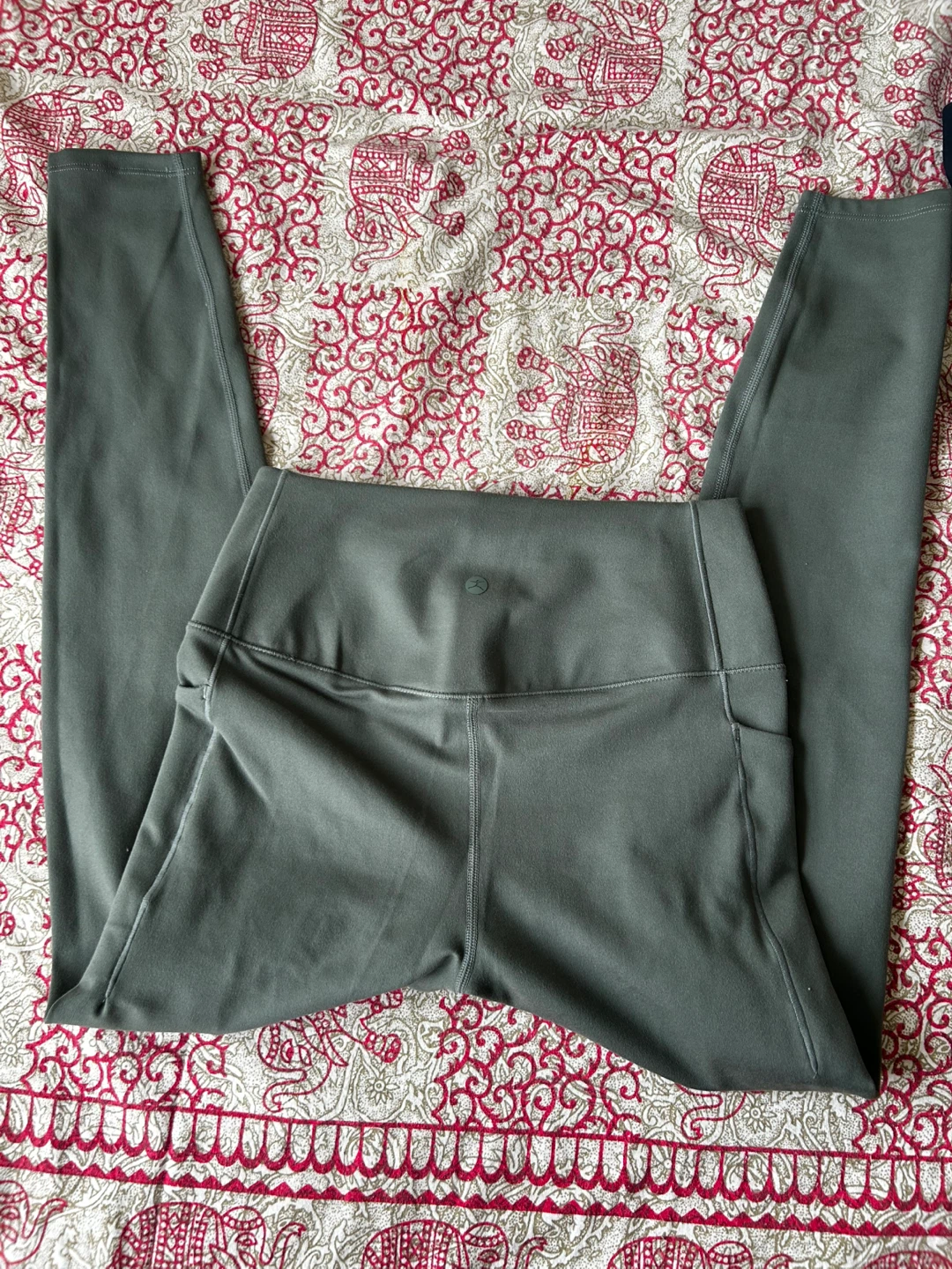 Danskin Women's High-Waisted Leggings - Olive Green - Size S - photo 3