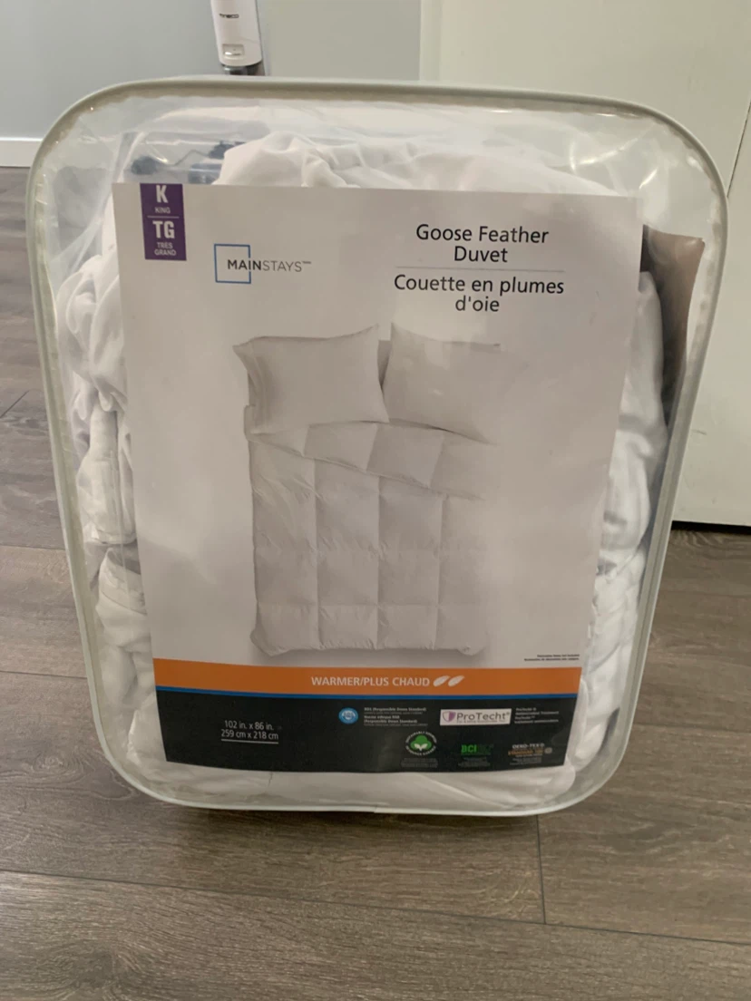 Mainstays Goose Feather Duvet - King