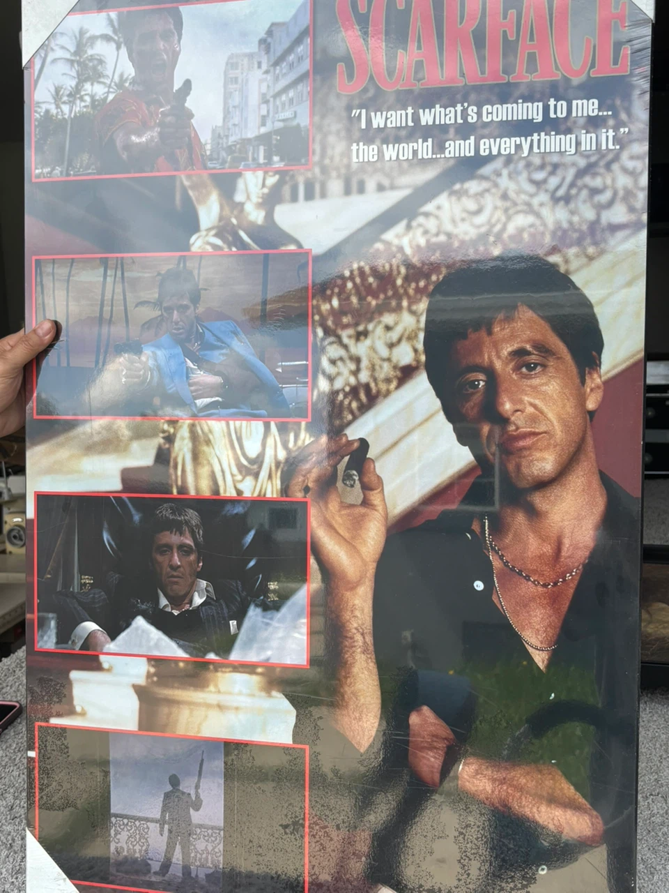 Scarface Movie Poster with Al Pacino