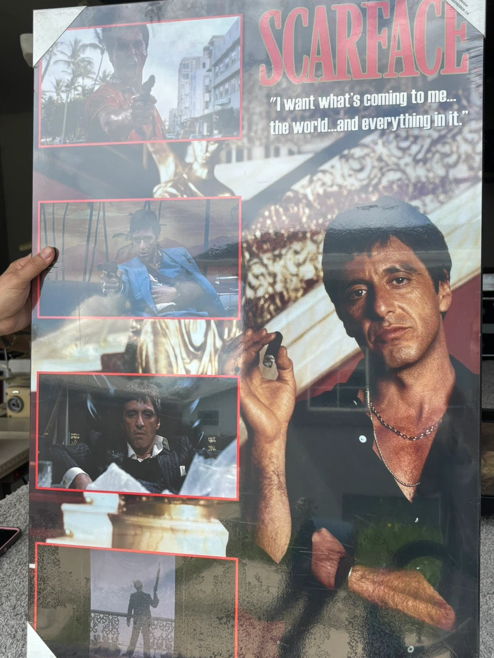 Scarface Movie Poster with Al Pacino - photo 2