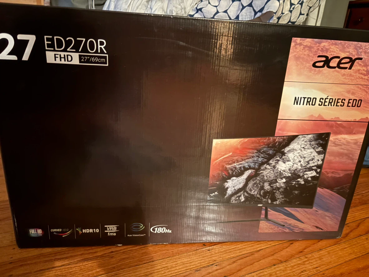 Acer Nitro ED270R FHD 27" Curved Gaming Monitor - photo 2