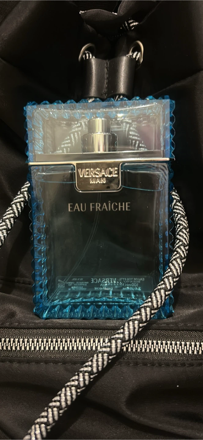Versace Cologne and bag