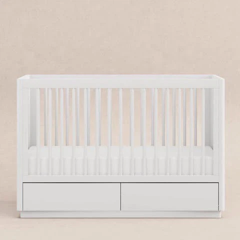 Convertible Storage Crib with Toddler Bed Conversion