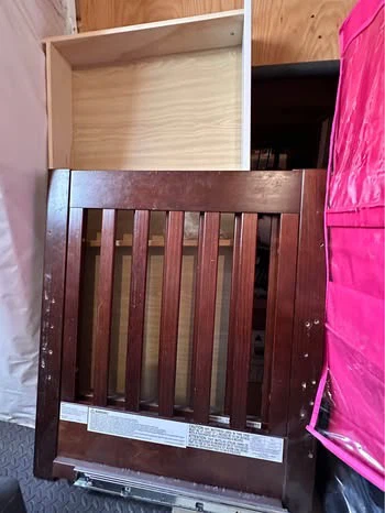 Convertible Storage Crib with Toddler Bed Conversion - photo 3