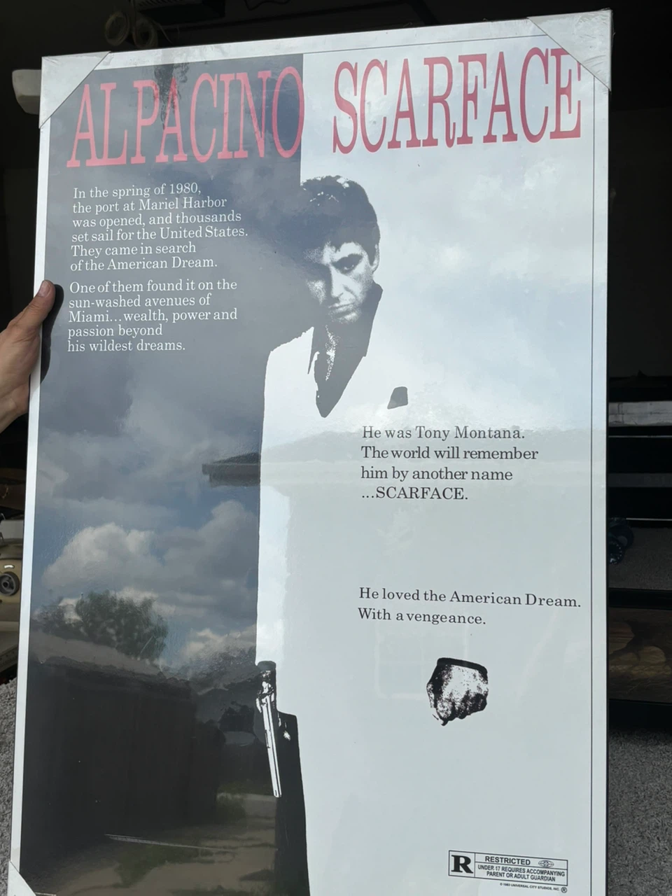 Al Pacino Scarface Movie Poster - photo 2