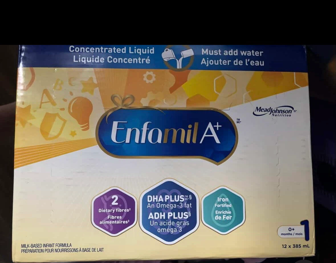 Enfamil A+ Concentrated Liquid Infant Formula 12 x 385 mL