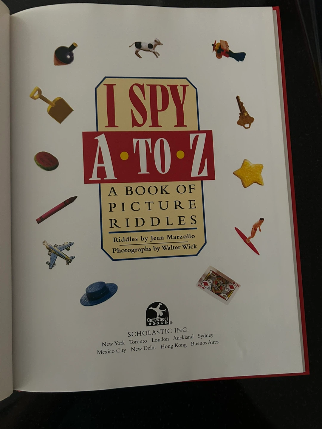 I SPY A TO Z: A Book of Picture Riddles by Jean Marzollo - photo 2