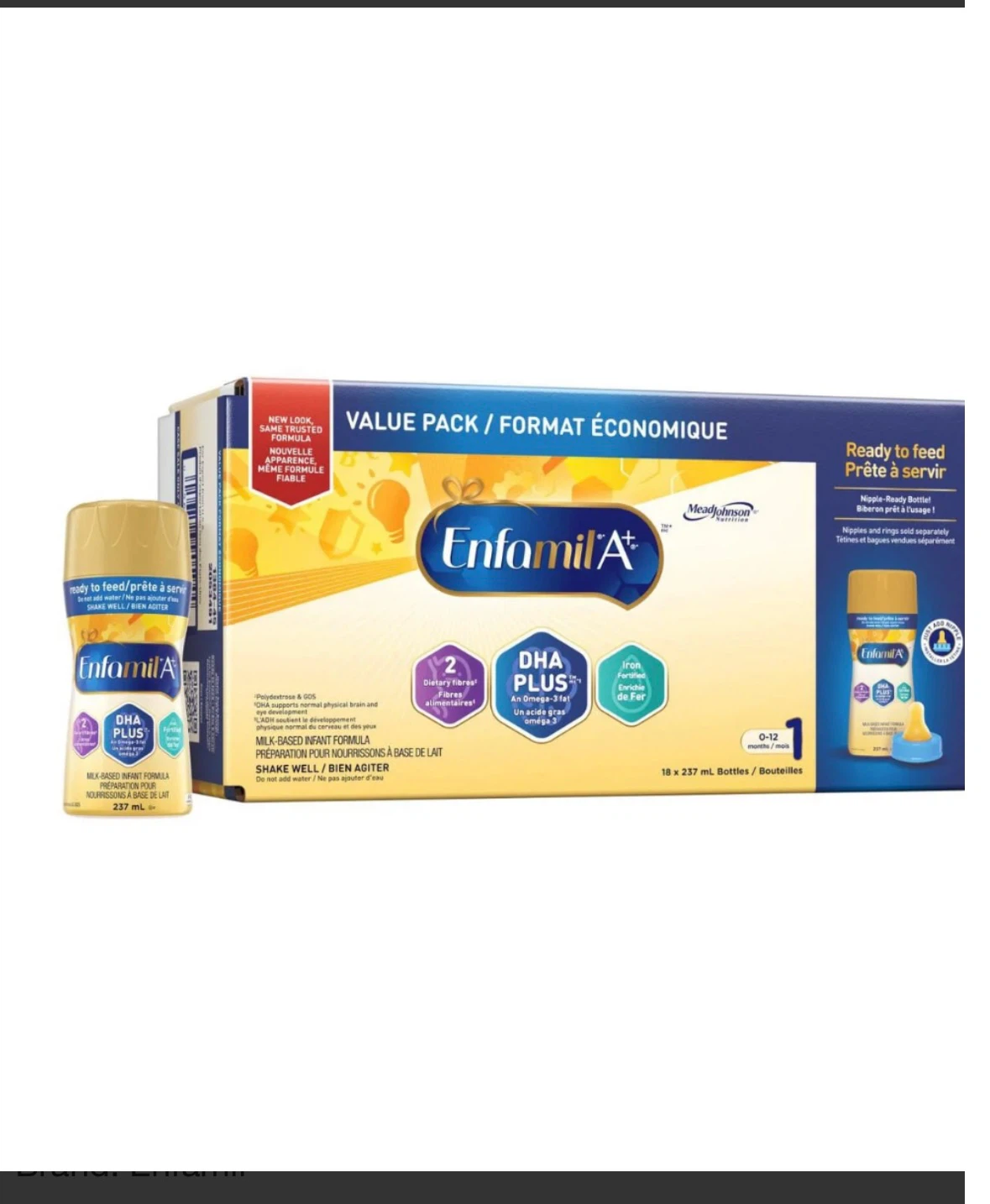 Enfamil A+ Milk-Based Infant Formula Value Pack
