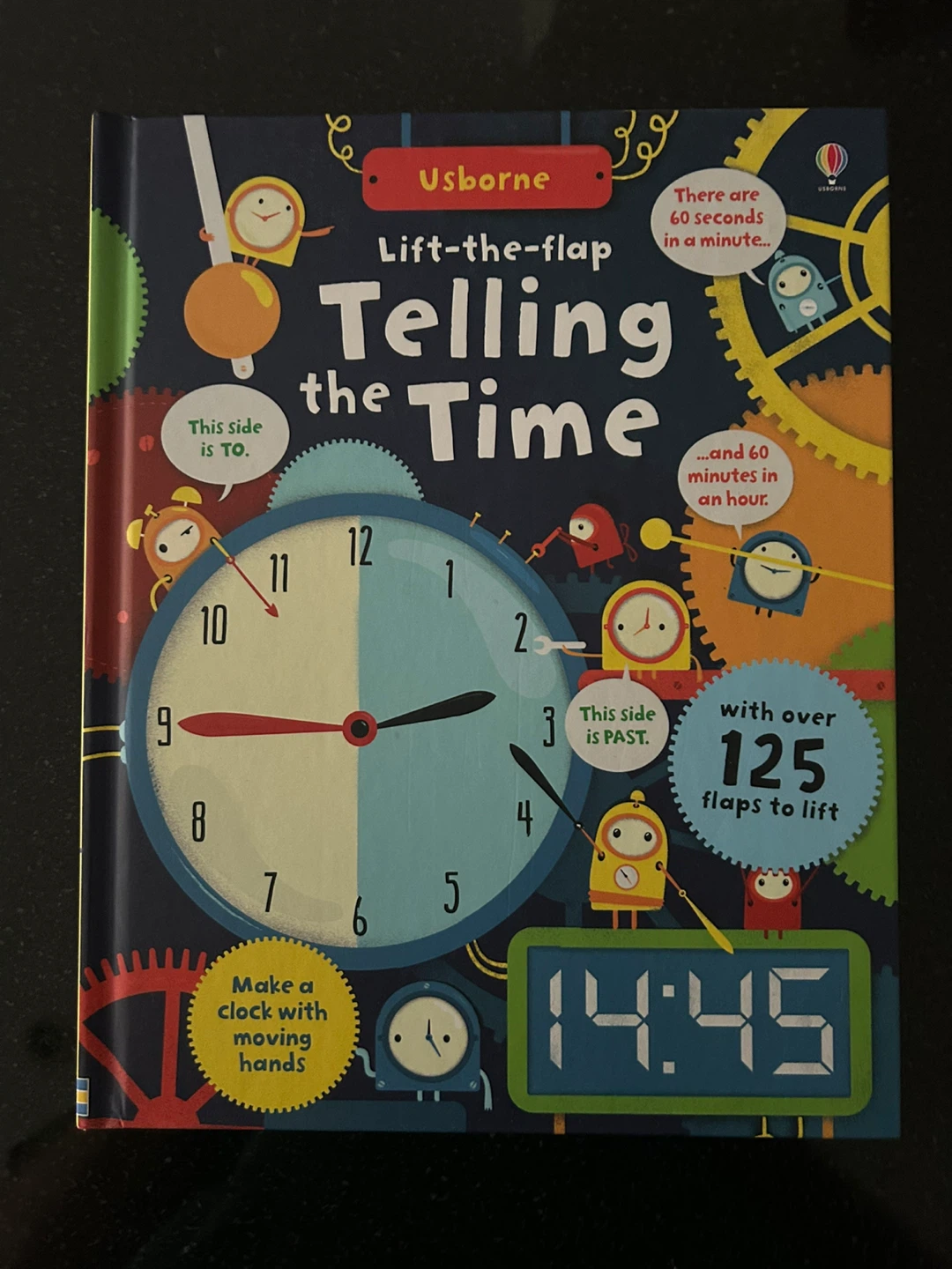 Usborne Lift-the-Flap Telling the Time Book