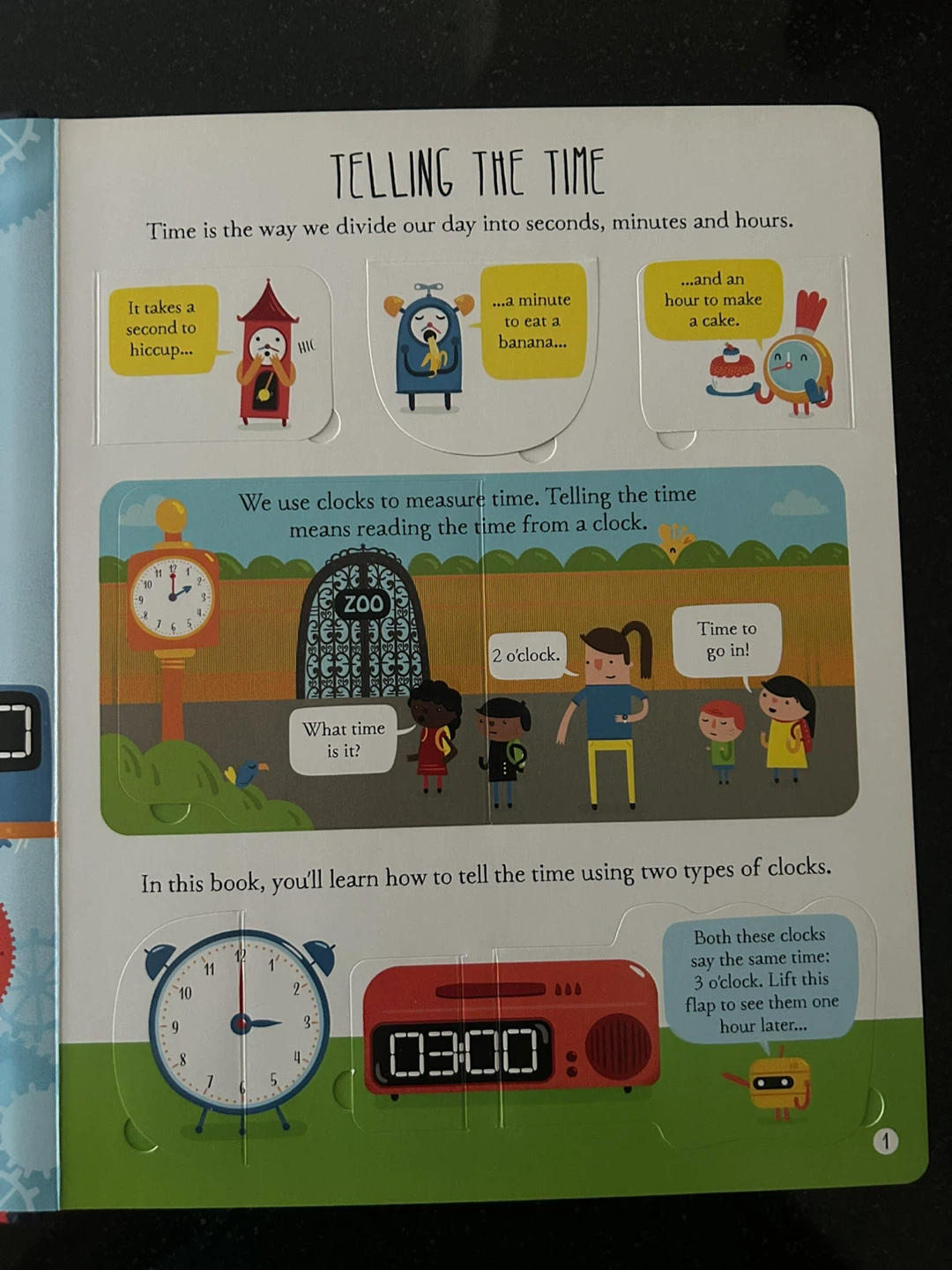 Usborne Lift-the-Flap Telling the Time Book - photo 2