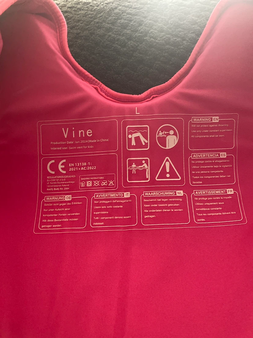 Vine Kids Swim Vest Size L - photo 2
