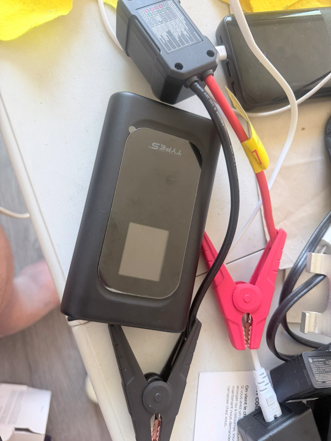 TYPES Car Battery Jump Starter Pack