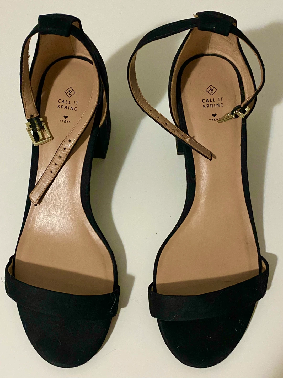 Black Call It Spring Block Heels