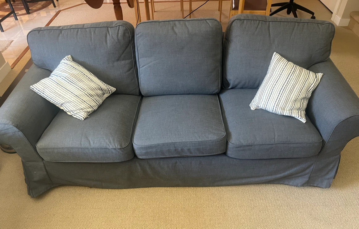 Grey 3-Seater Sofa