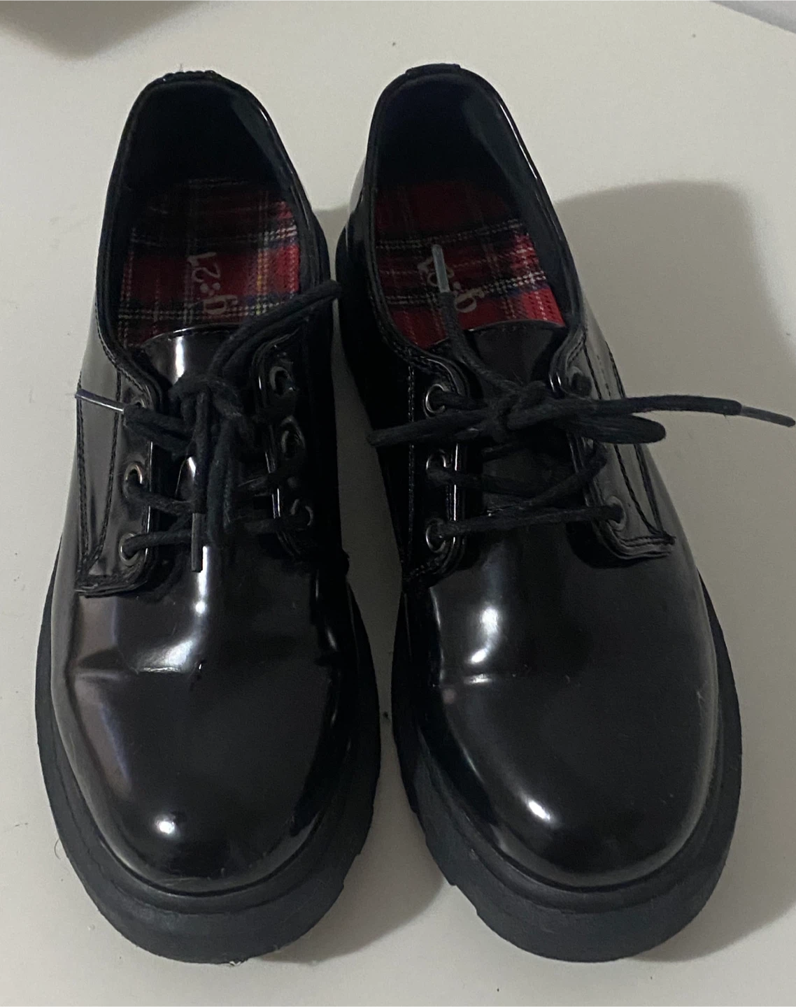N21 Black Patent Lace-Up Derby Shoes - photo 5