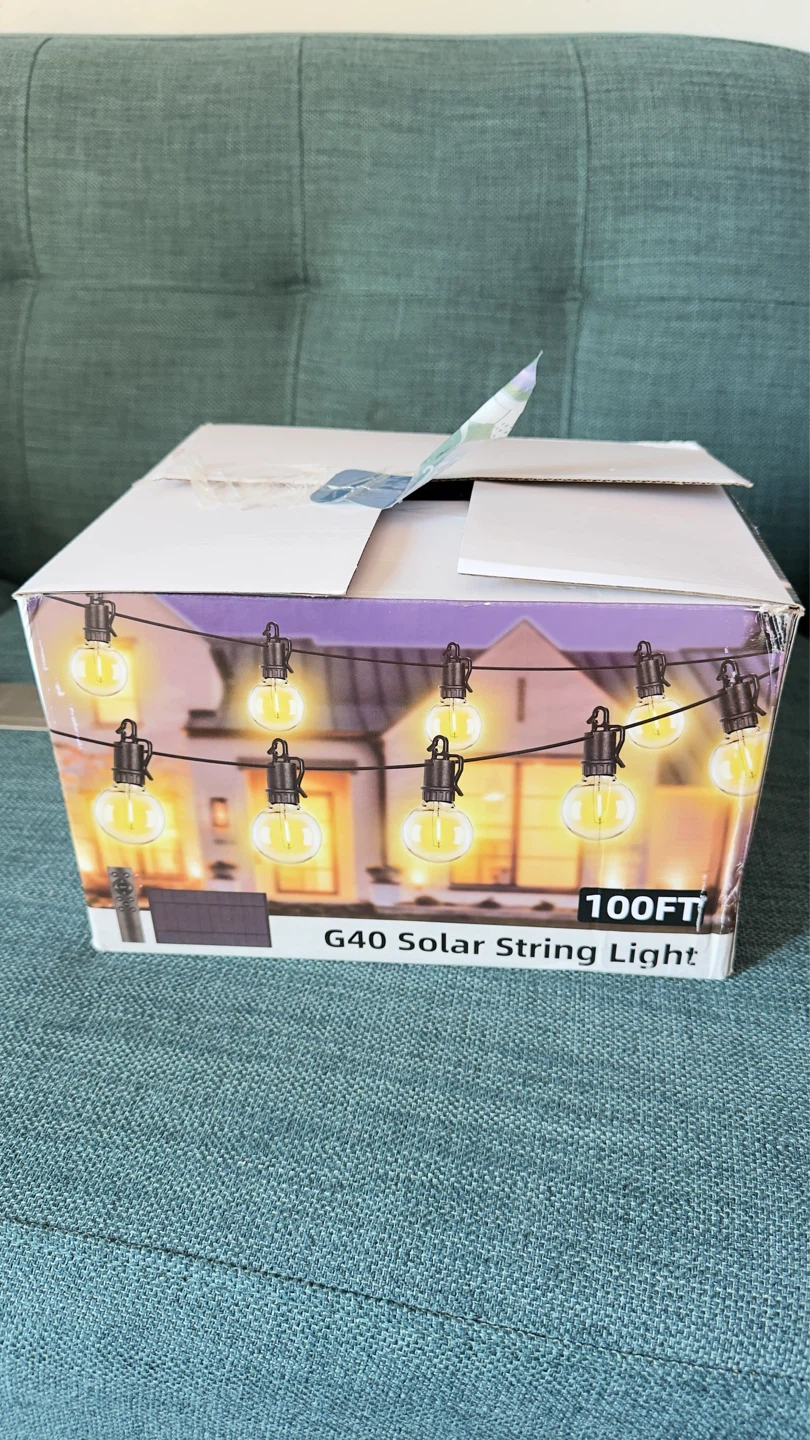 G40 Solar String Lights - 100FT