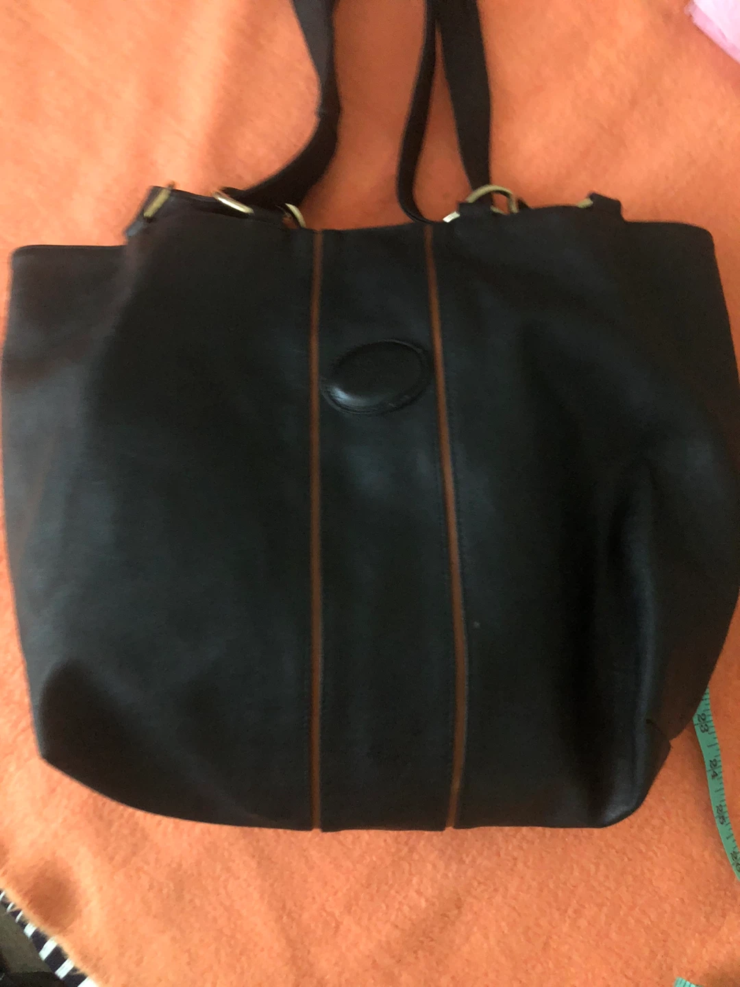 Faux leather hand bag - photo 4