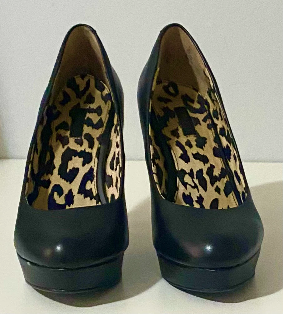 Black Platform Stiletto Heels - photo 2