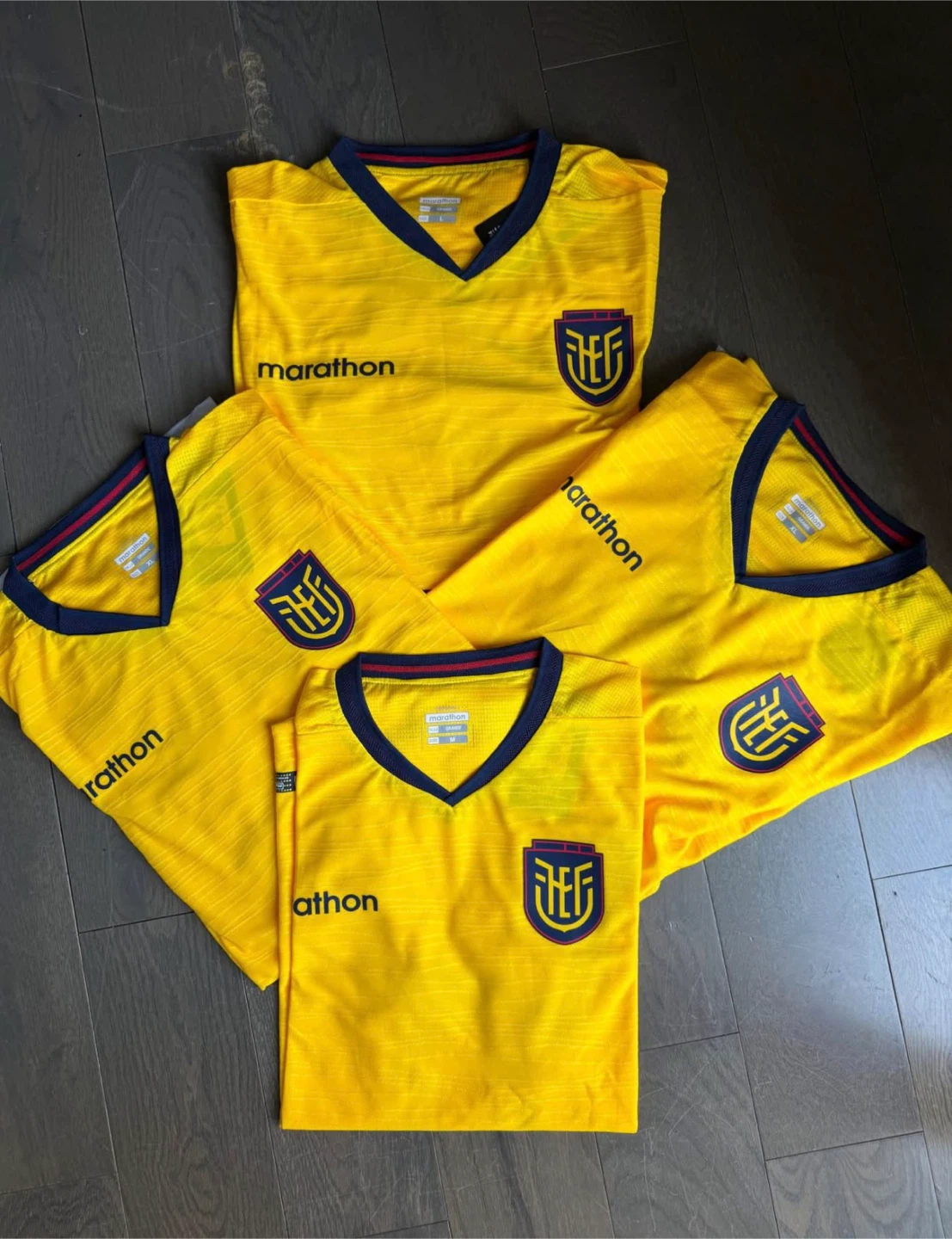Marathon Ecuador National Soccer Team Jerseys