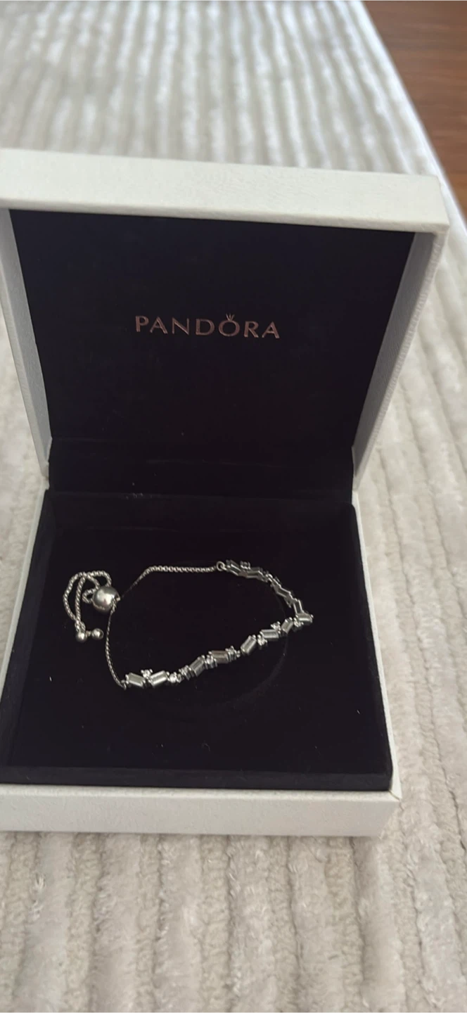 Pandora Sparkling Cubic Zirconia Slider Bracelet