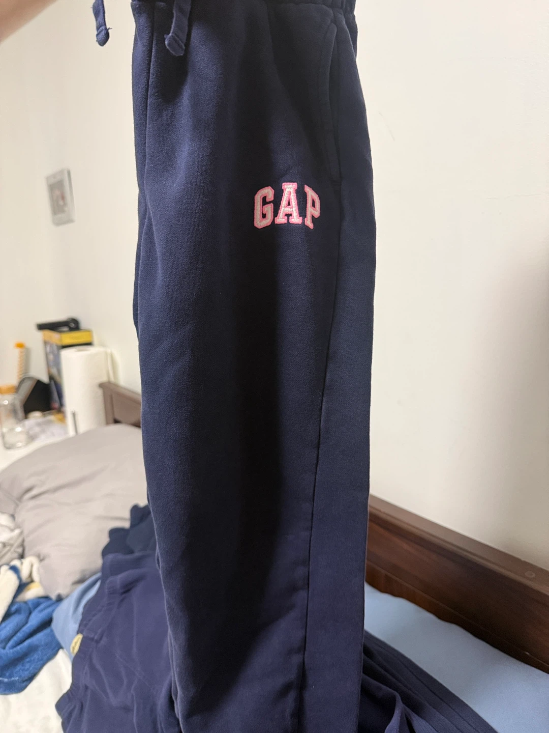 Gap Kids Navy Blue Sweatpants Size M (8) - photo 3