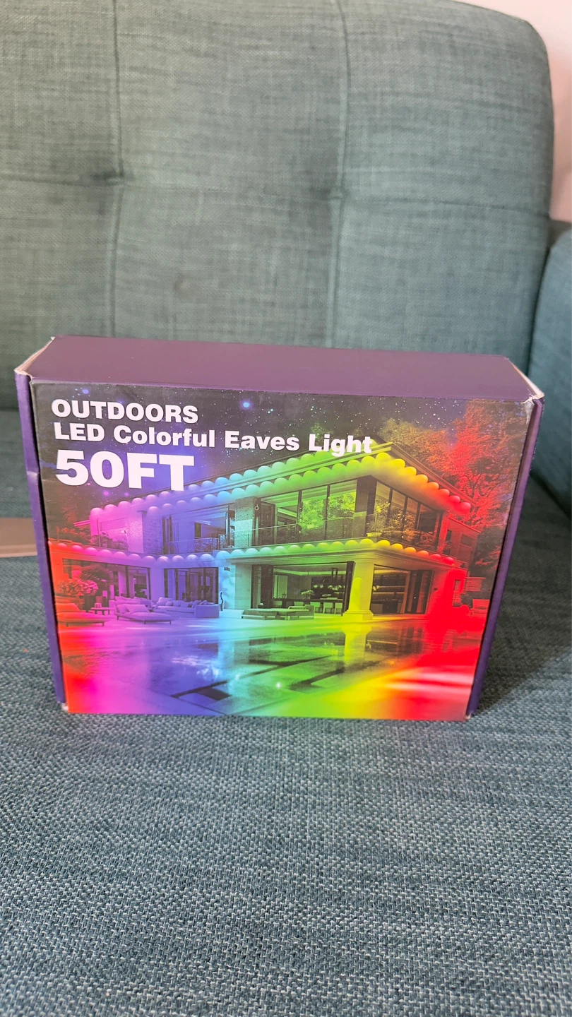 Outdoor LED Colorful Eaves Light - 50FT
