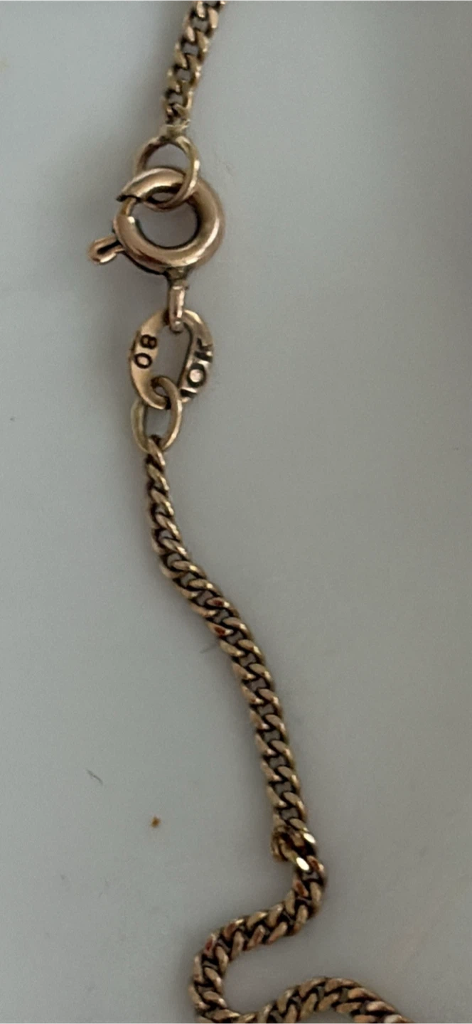 Gold 10K Cross Necklace - photo 3