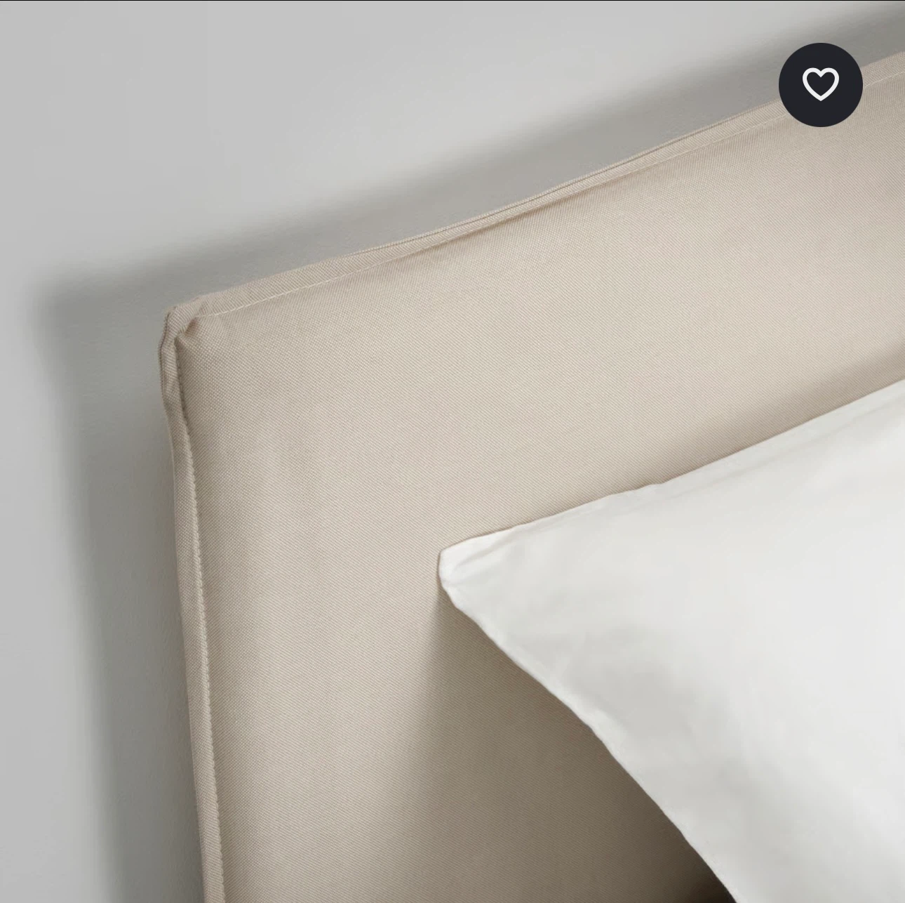 IKEA NEIDEN Bed Frame with Headboard - White + Bamboo Mattress - photo 4