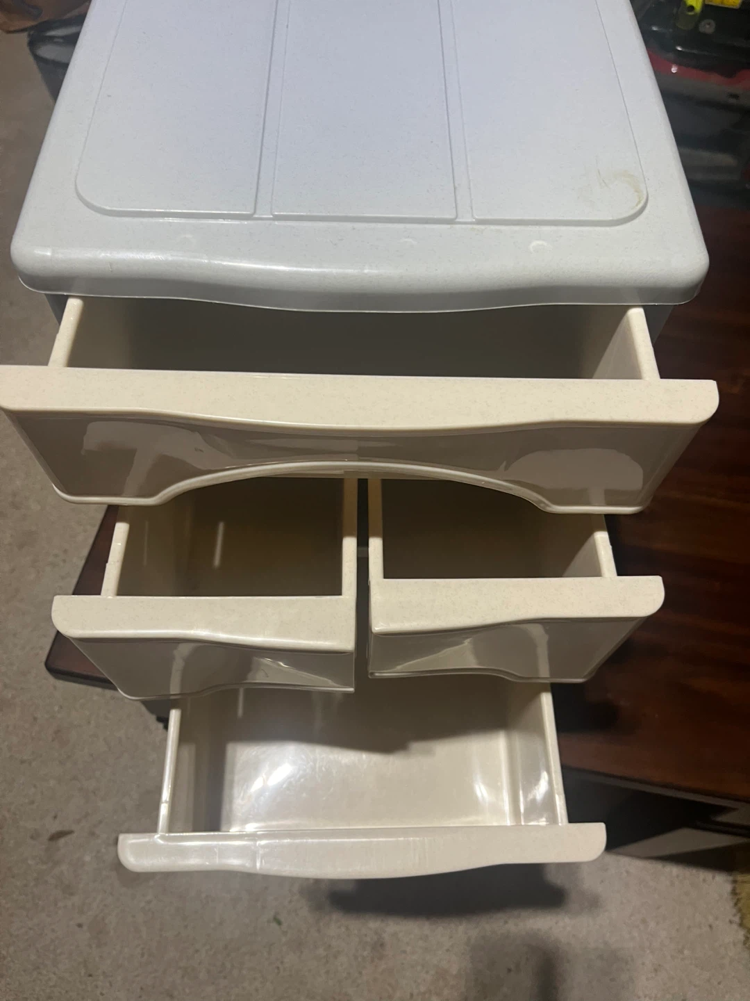 Plastic 4-Drawer Organizer Unit - photo 2
