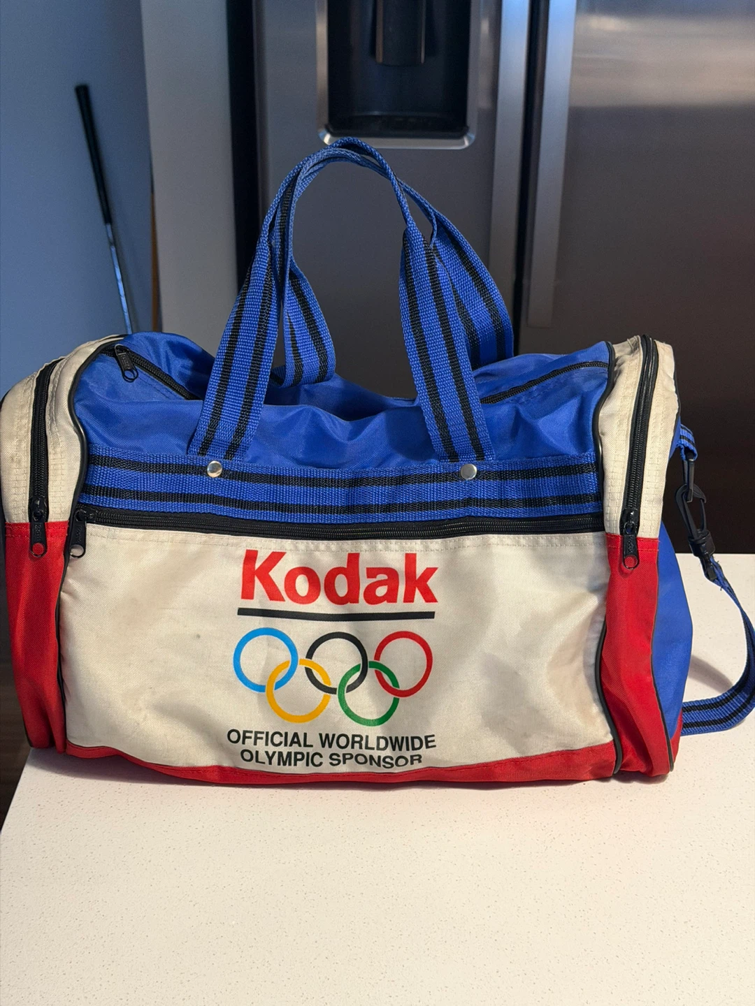 Vintage Kodak Olympic Sponsor Duffle Bag