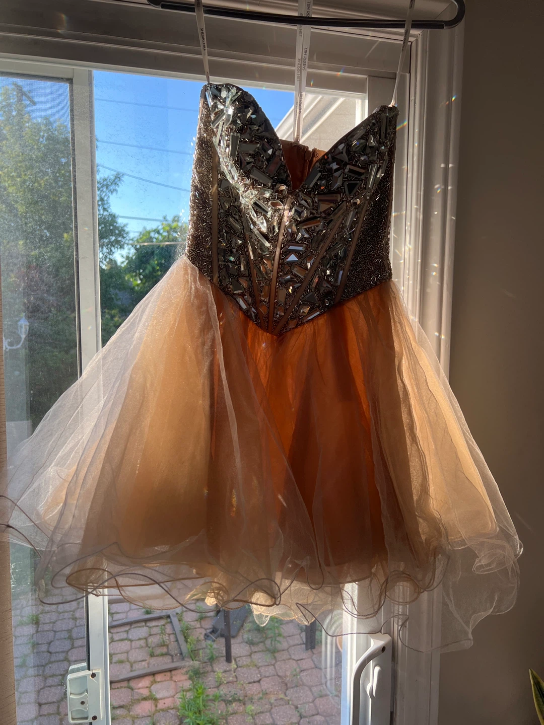 Sherri Hill Beaded Corset Dress Size 4