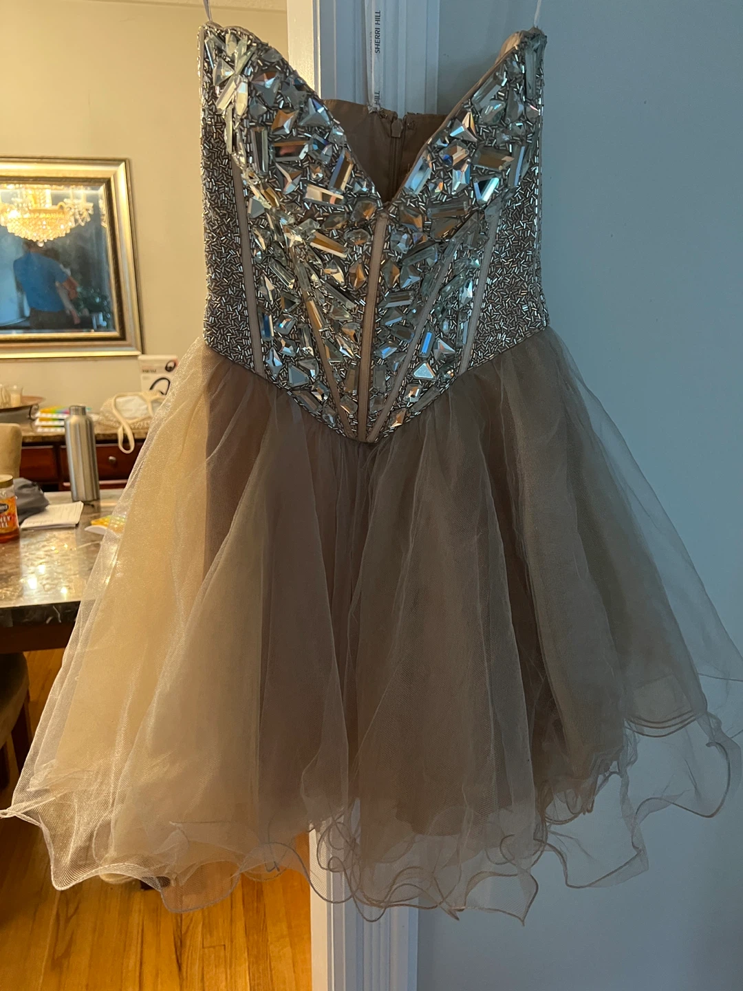 Sherri Hill Beaded Corset Dress Size 4 - photo 3