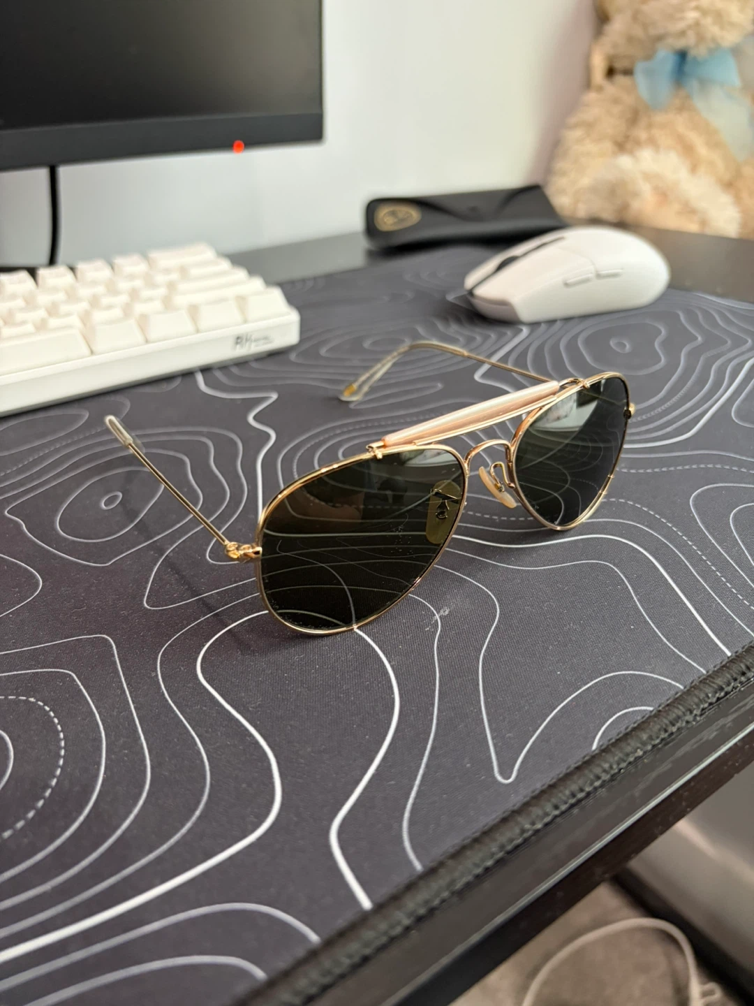 Sir Karim Hakimi Collection Aviator Sunglasses