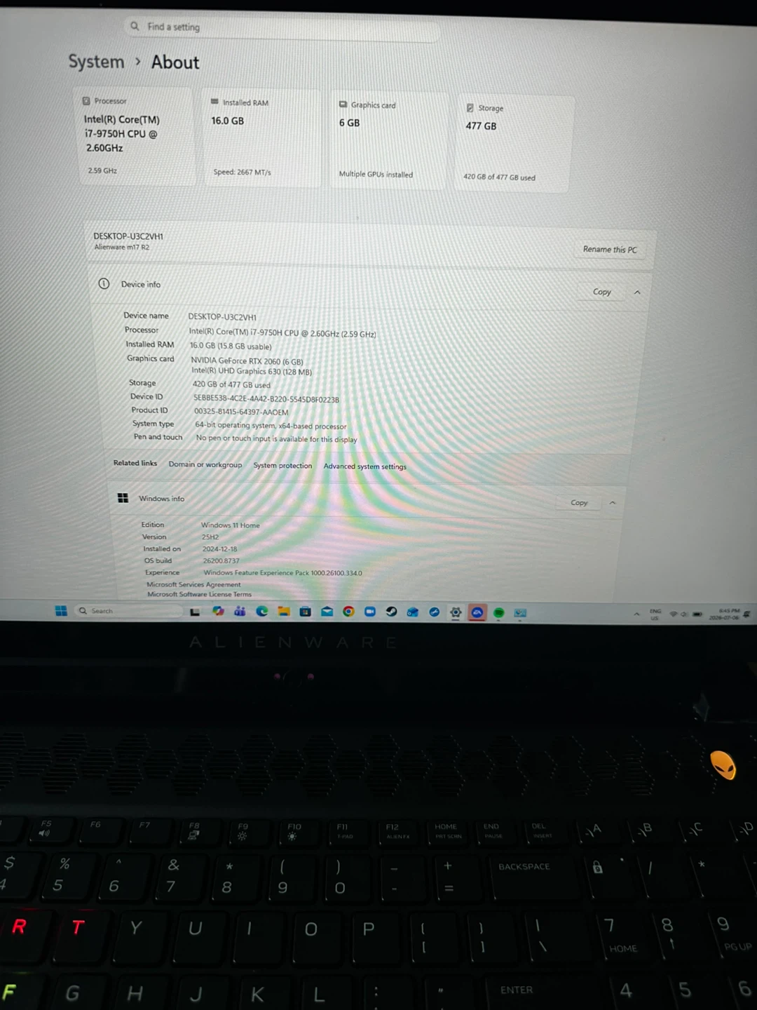 Alienware m17 R2 Laptop + Wireless Mouse & Headset! - photo 3