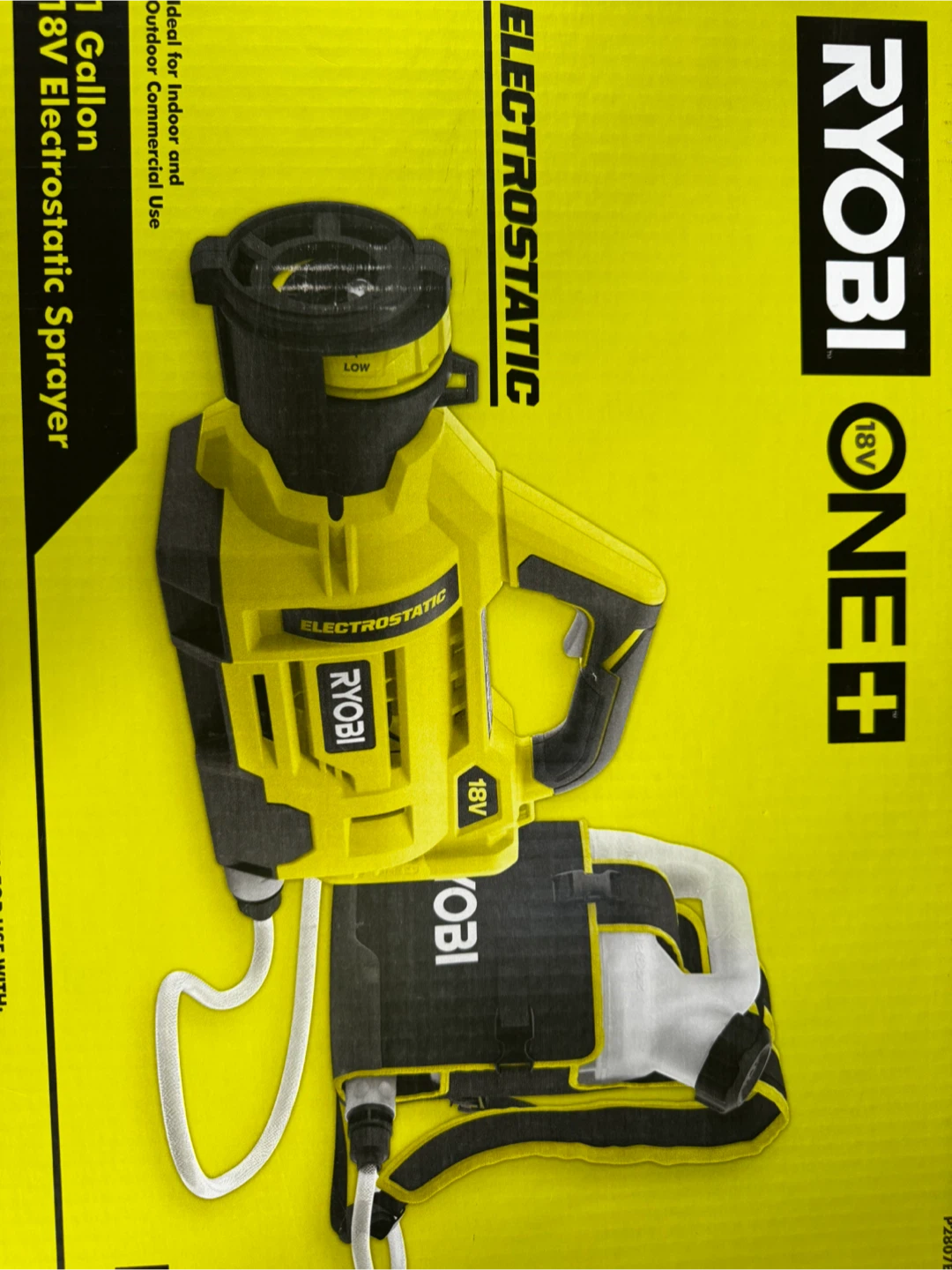 Ryobi 1 gal electrostatic sprayer (new)
