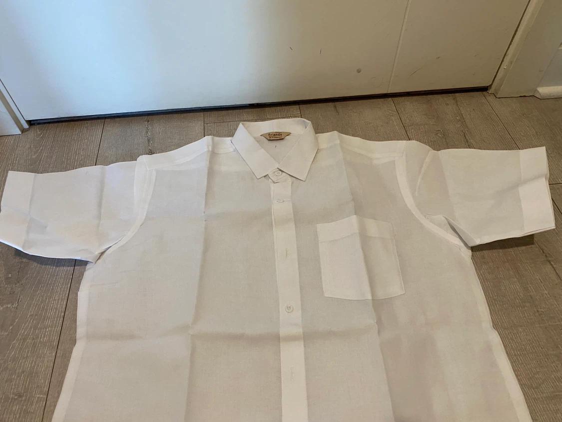 Trinda White Short Sleeve Button-Up Shirt - photo 3