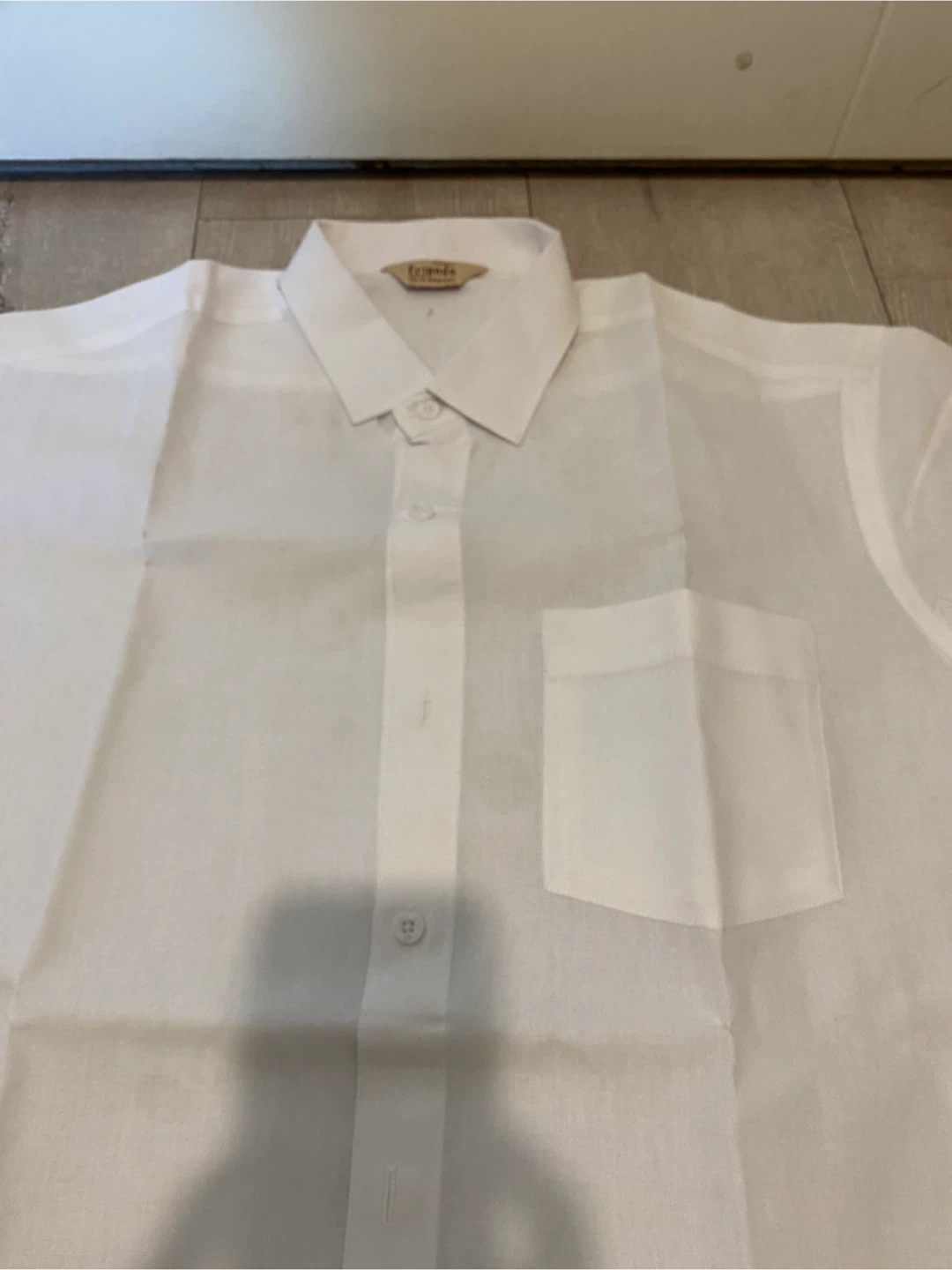 Trinda White Short Sleeve Button-Up Shirt - photo 4