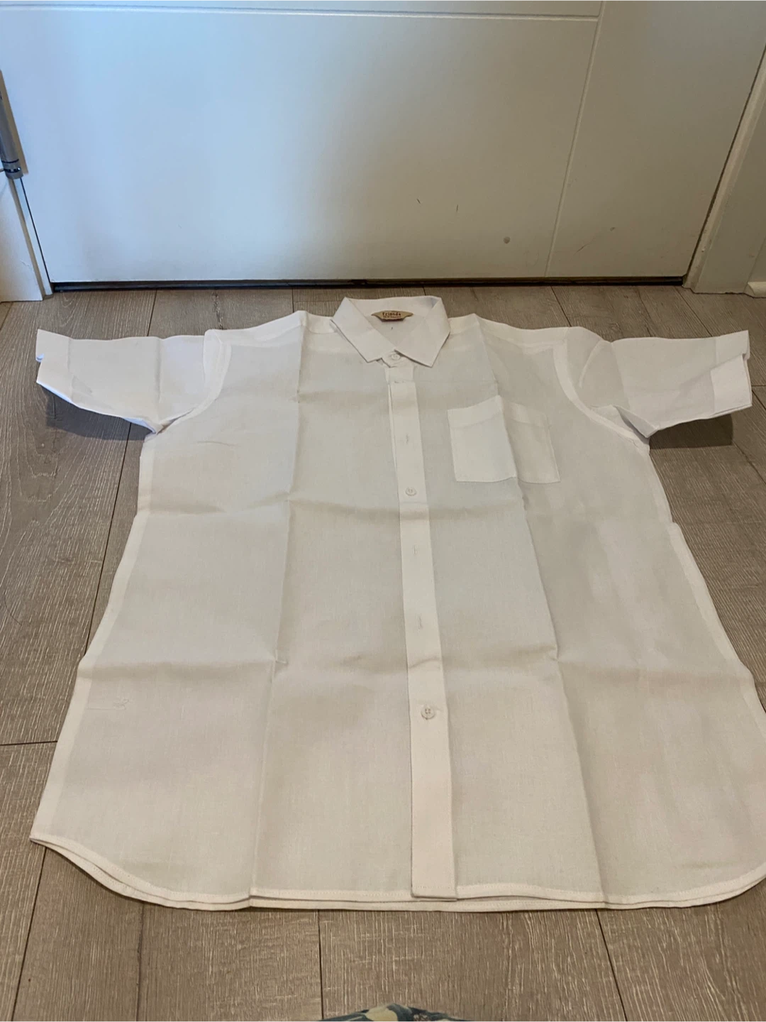 Trinda White Short Sleeve Button-Up Shirt - photo 5