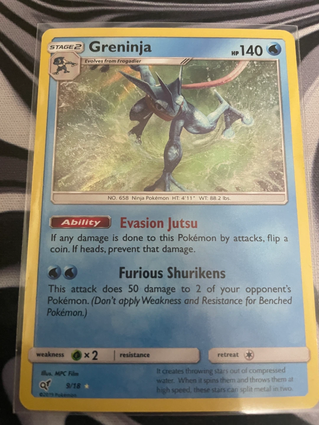 Pokemon TCG Card - Greninja Stage 2