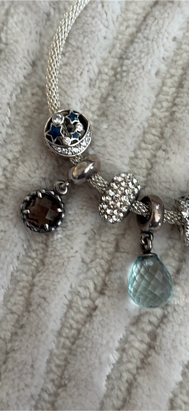 Silver Charm Bracelet with Charms - photo 2
