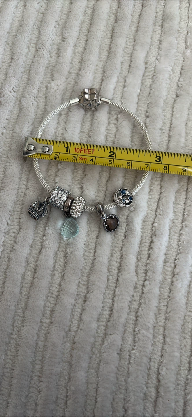 Silver Charm Bracelet with Charms - photo 5