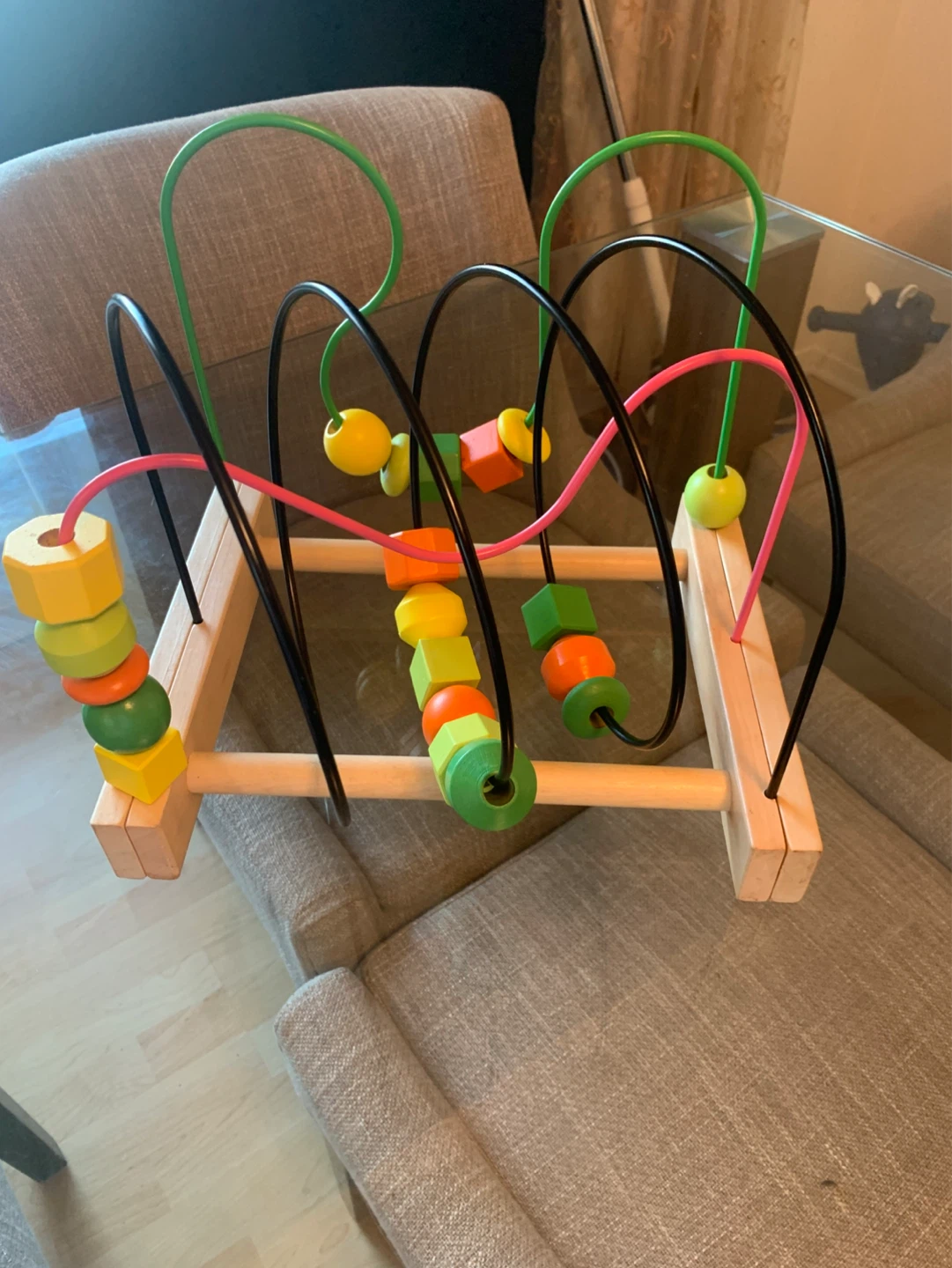 Wooden Bead Maze Toy like New